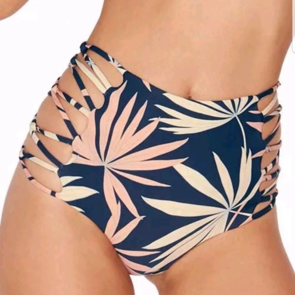 L* SPACE Polynesian Palm Bikini Bottom  size S